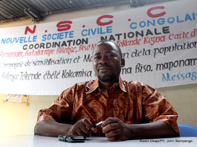 Détention de Kamerhe : La NSCC appelle la population de Sud Kivu au calme et au sens patriotique élevé