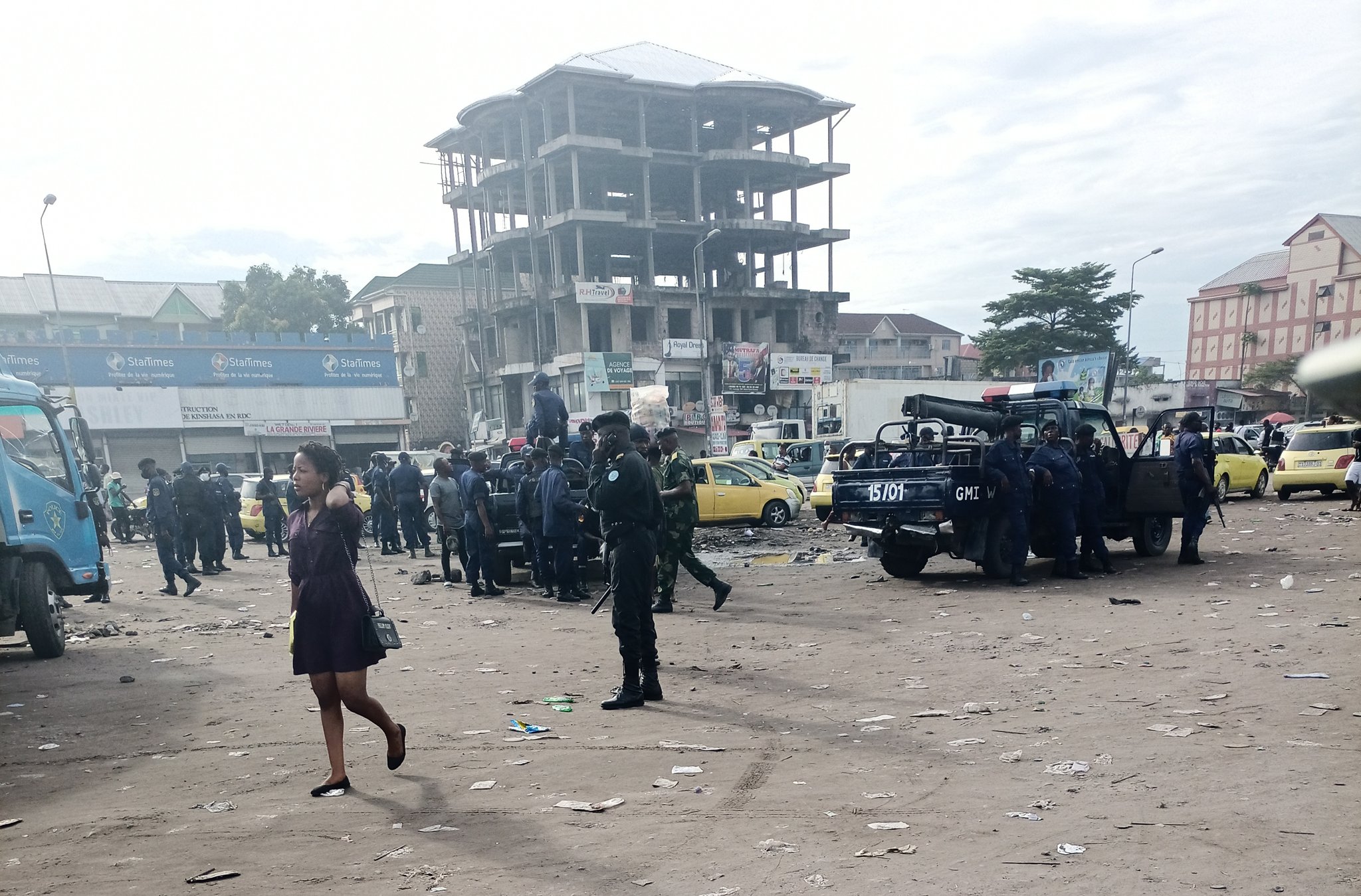 Kinshasa : Une marche anti RAM réprimée par des policiers anti RAM