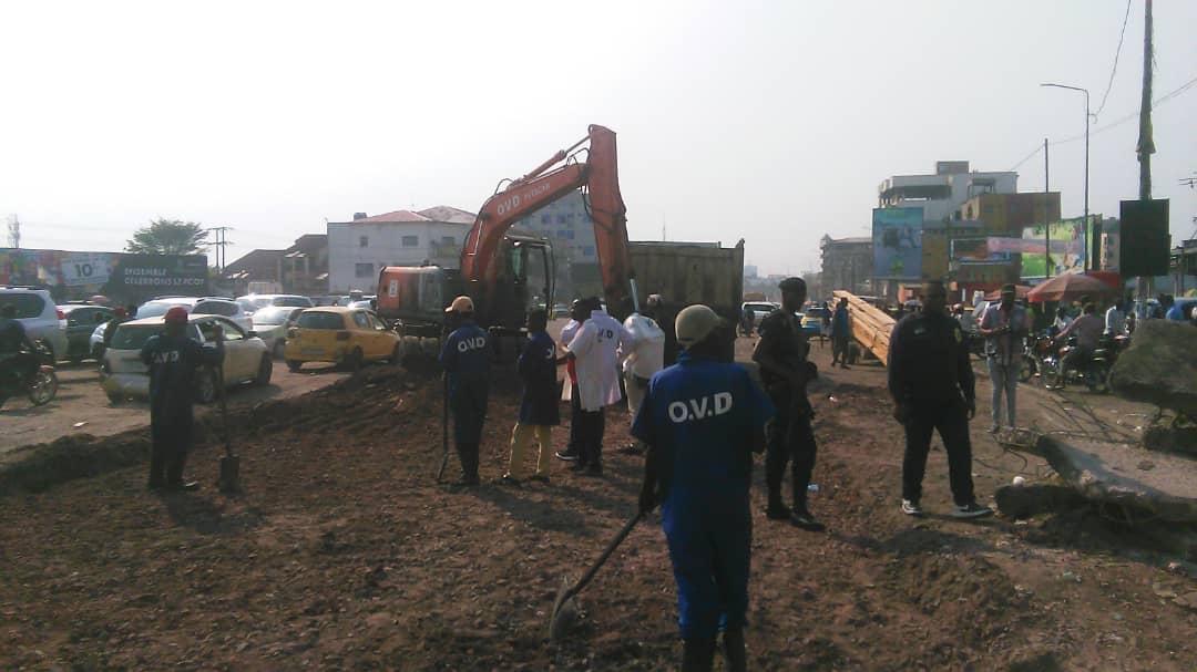 Kinshasa : Début des travaux de réhabilitation de l’avenue des huileries