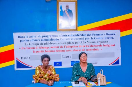 RDC-Vlf : Les femmes politiques et de la société civile  de Mont-Amba  sensibilisées sur la loi électorale