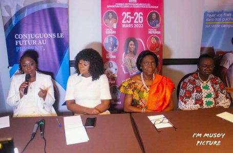 Kinshasa :  Ketsia Olangi  donne  le go des activités de la 4 ème édition du forum des femmes entrepreneures