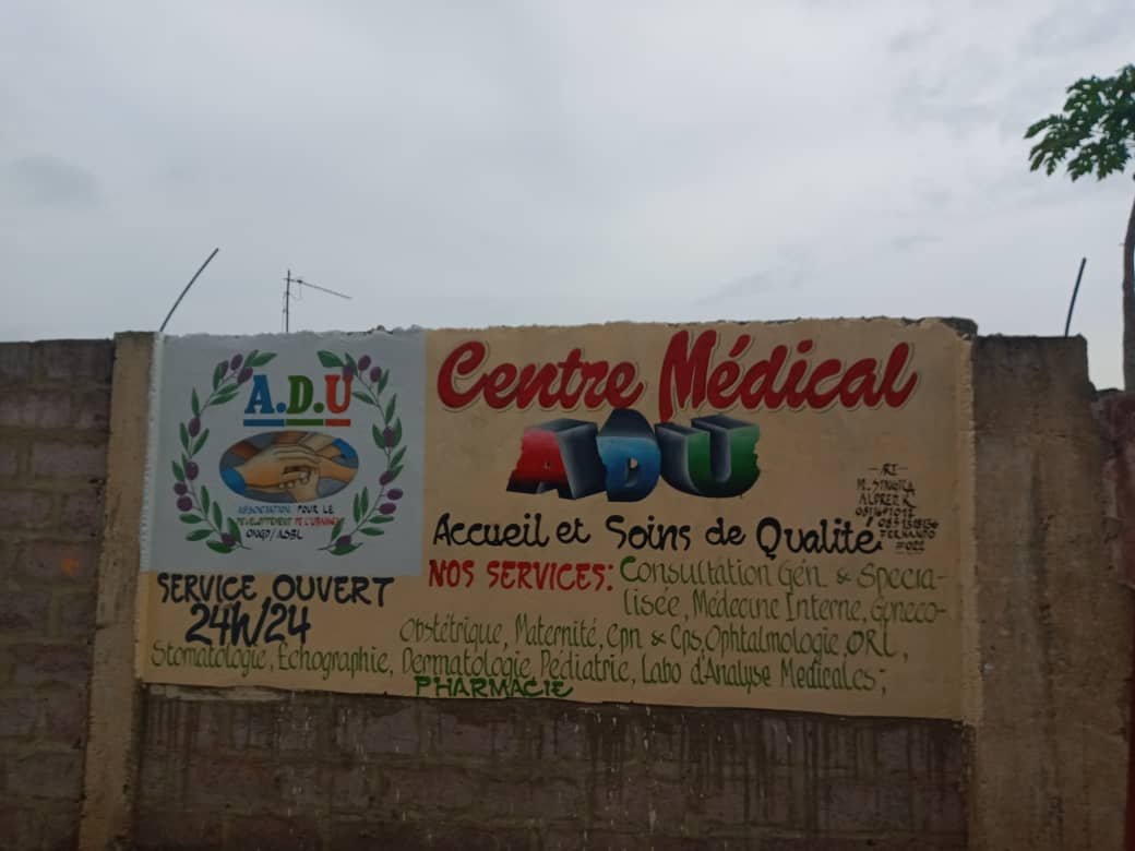 L’ADU inaugure un Centre médical au quartier Ngomba Kinkusa à  Ngaliema